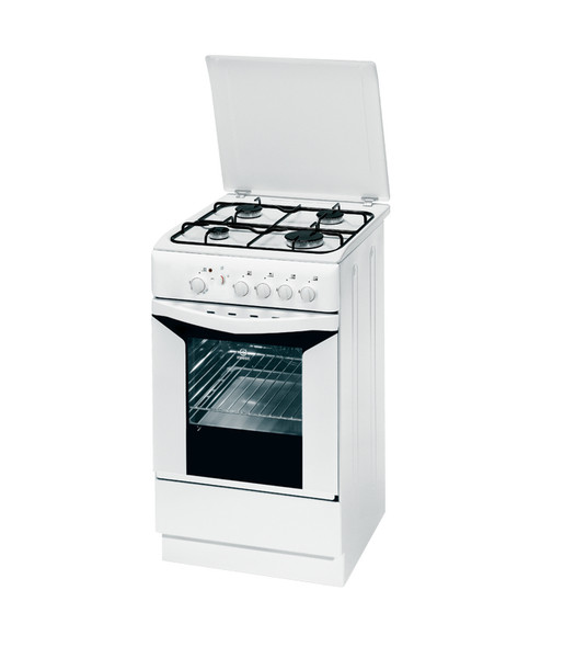 Indesit K1G2S(W) Eingebaut Gaskochfeld Weiß