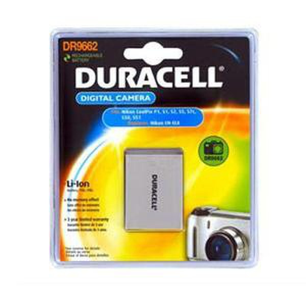 Duracell Digital Camera Battery 3.7v 720mAh Литий-ионная (Li-Ion) 720мА·ч 3.7В аккумуляторная батарея