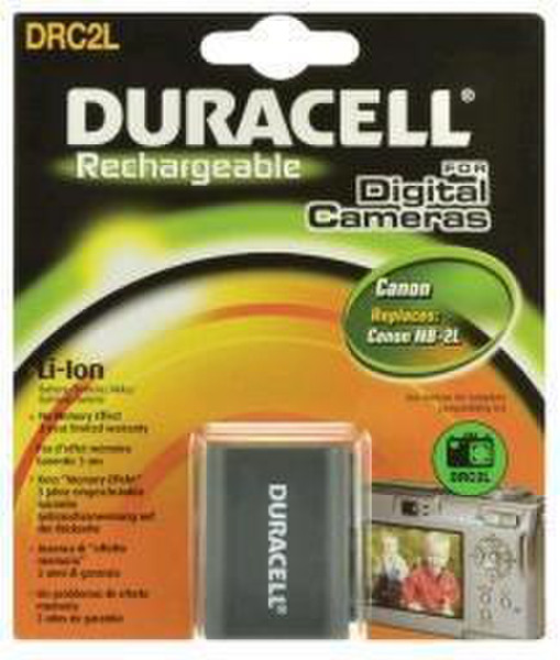 Duracell DRC2L Lithium-Ion (Li-Ion) 650mAh 7.4V rechargeable battery
