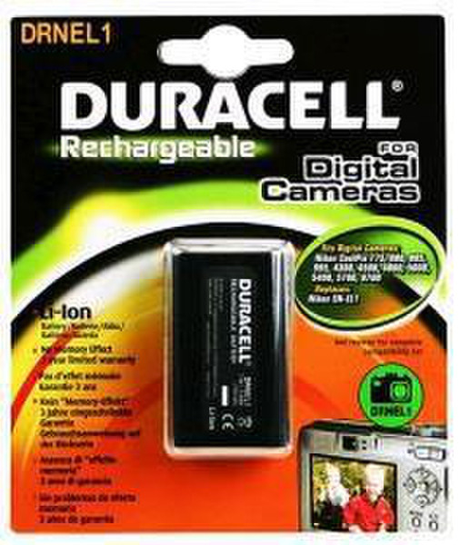 Duracell DRNEL1 Литий-ионная (Li-Ion) 750мА·ч 7.4В аккумуляторная батарея