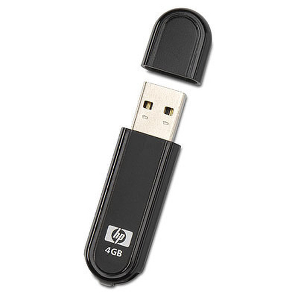 HP v100w 4GB USB 2.0 Type-A Black USB flash drive