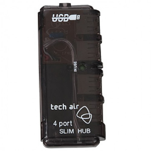 Tech air TAH4B-U Black interface hub