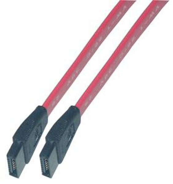 MCL Internal SATA Cable, 50cm 0.50m Rot SATA-Kabel