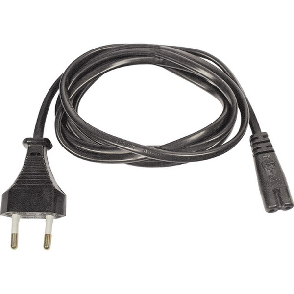 Belkin Laptop AC Replacement Power cable EU - 1.8M 1.8м Черный кабель питания