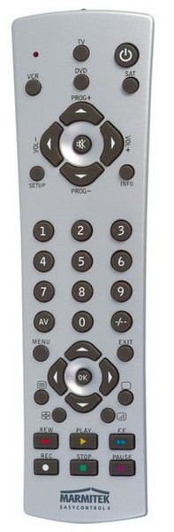 Marmitek EasyControl4 Silver remote control
