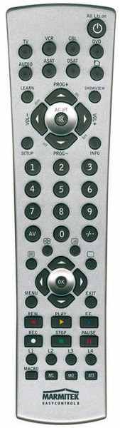 Marmitek EasyControl8RF Silver remote control