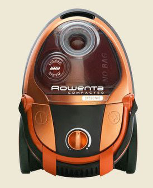 Rowenta RO 3463 Цилиндрический пылесос 1л Черный, Оранжевый