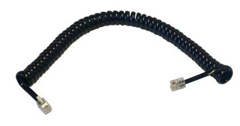 MCL FCM11SPIR-2M 2.10м Черный телефонный кабель