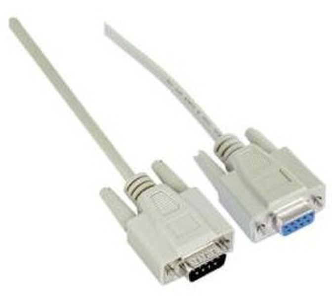 Nilox SER-PR-1.8-B 1.8m DB9 DB9 Grey serial cable