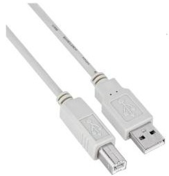 Nilox USB2-AB-MM1.8-B 1.8м USB A USB A Белый кабель USB