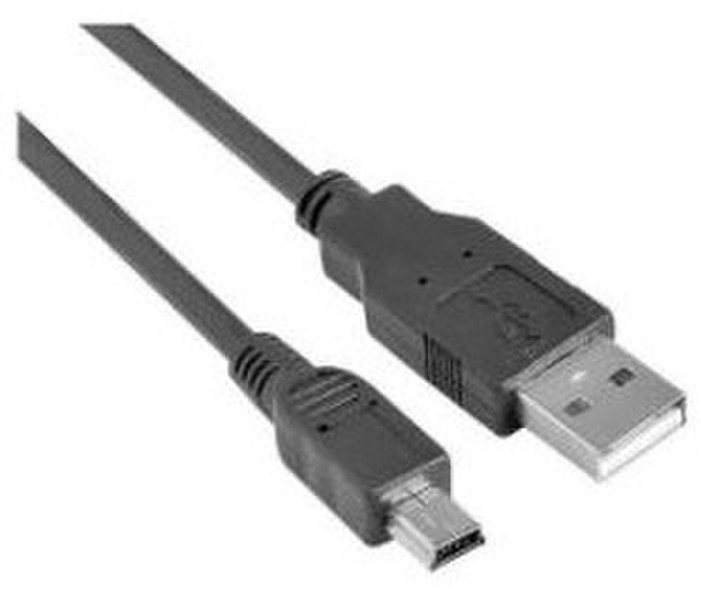 Nilox MINIUSB-AM-5P-B 1.5м Mini-USB B USB A Черный кабель USB