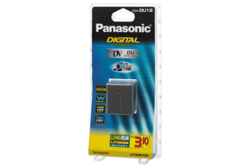 Panasonic CGA DU12 Lithium-Ion (Li-Ion) 1090mAh 7.2V Wiederaufladbare Batterie