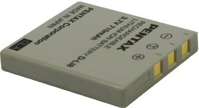 Pentax D-LI8 Lithium-Ion (Li-Ion) 710mAh 3.7V rechargeable battery