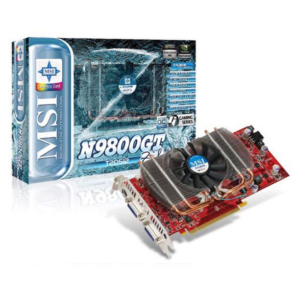 MSI N9800GT Zilent GeForce 9800 GT 1GB GDDR3