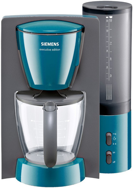Siemens TC60209 Filterkaffeemaschine 10Tassen Blau Kaffeemaschine