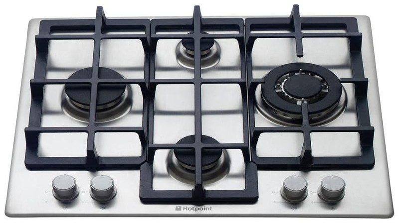 Hotpoint GE641TX Встроенный Gas hob Нержавеющая сталь плита