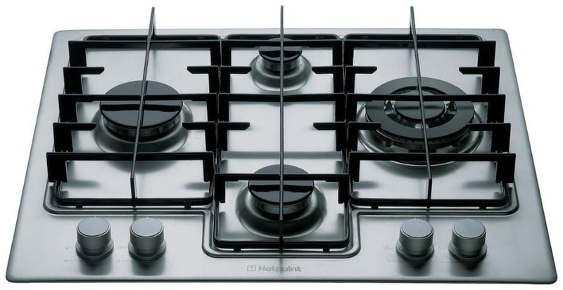 Hotpoint GE640X Встроенный Gas hob Нержавеющая сталь плита