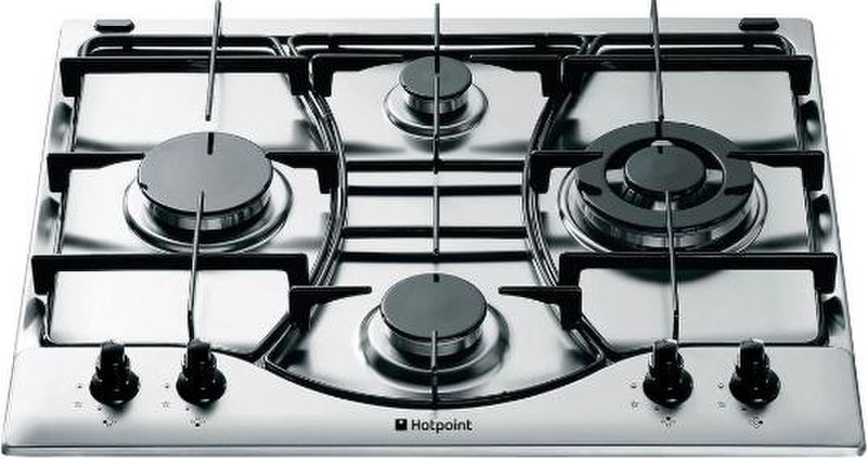 Hotpoint GF640X Настольный Газ, Индукционная Нержавеющая сталь плита