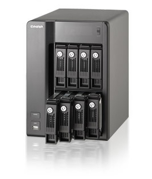 QNAP TS-809-PRO-EU-B сервер хранения / NAS сервер