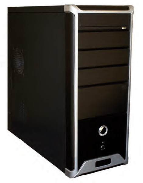 Rasurbo BC-07 Midi-Tower 460W Black,Silver computer case