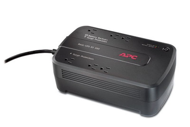 APC BE350G 350VA Black uninterruptible power supply (UPS)