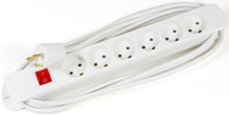 Microconnect GRUELM6H030 White power distribution unit (PDU)