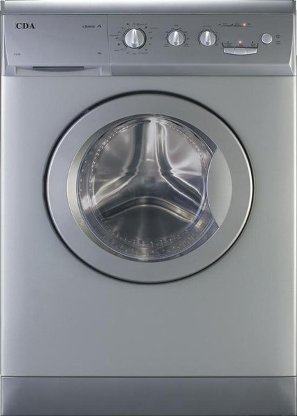 CDA CI230SI freestanding Front-load 6kg 1100RPM Silver washing machine