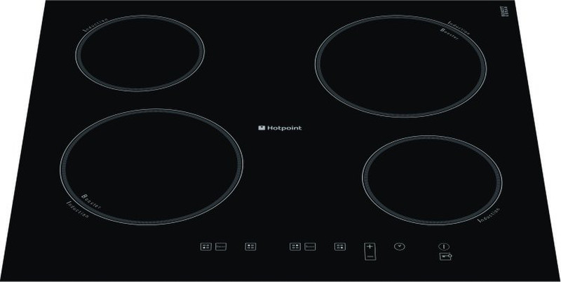 Hotpoint CIC 642 C Встроенный Induction hob Черный