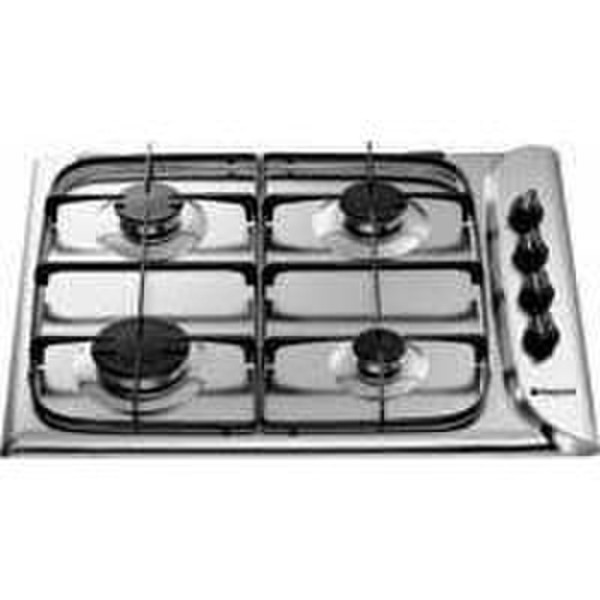 Hotpoint G640K Встроенный Gas hob Cеребряный плита