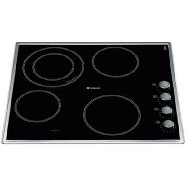 Hotpoint CRM 641 D X Встроенный Induction hob Черный