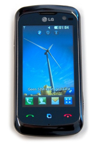 LG KM570 Single SIM Schwarz Smartphone