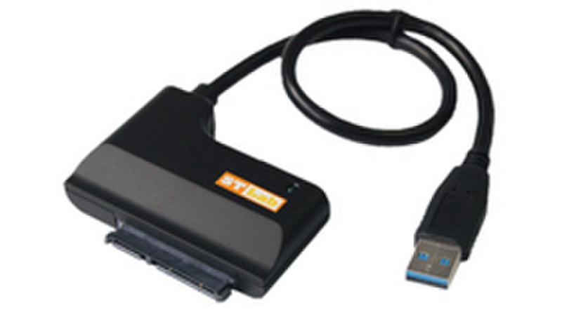 ST Lab U-560 USB 3.0 SATA Черный, Серый кабельный разъем/переходник