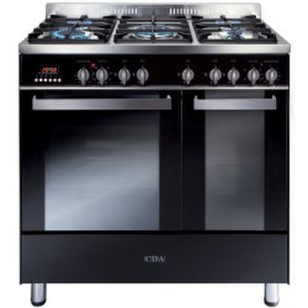 CDA RC9021BL Freestanding Combi hob Black cooker