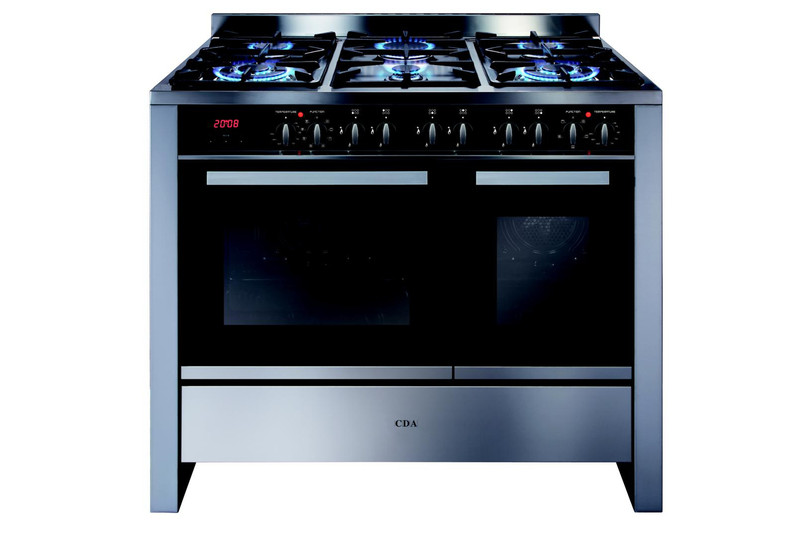 CDA RV1001 Freestanding Combi hob Stainless steel cooker