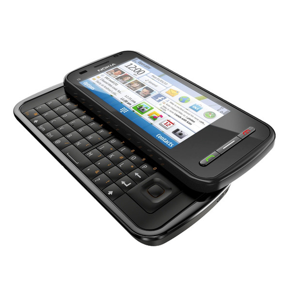 Nokia C6-00 Одна SIM-карта Черный смартфон