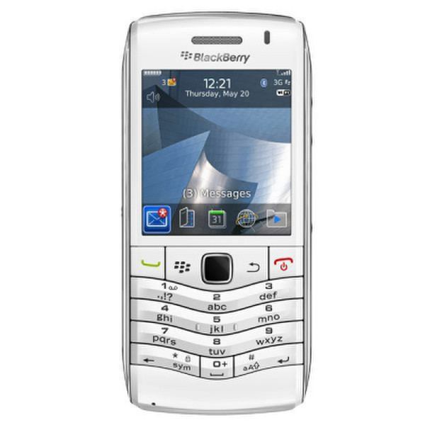 BlackBerry Pearl 3G 9105 Single SIM White smartphone