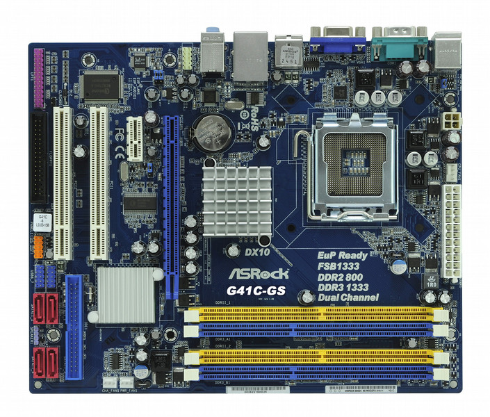 Asrock G41C-GS Intel G41 Socket T (LGA 775) Micro ATX Motherboard