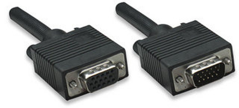 Manhattan 327015 7.5m VGA (D-Sub) VGA (D-Sub) Schwarz VGA-Kabel