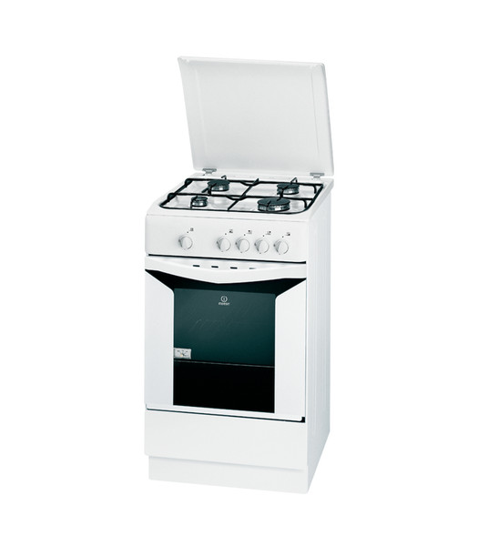 Indesit K1G20S(W) Freestanding Gas hob White