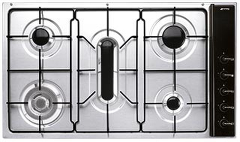 Smeg S193AS3 Встроенный Gas hob плита