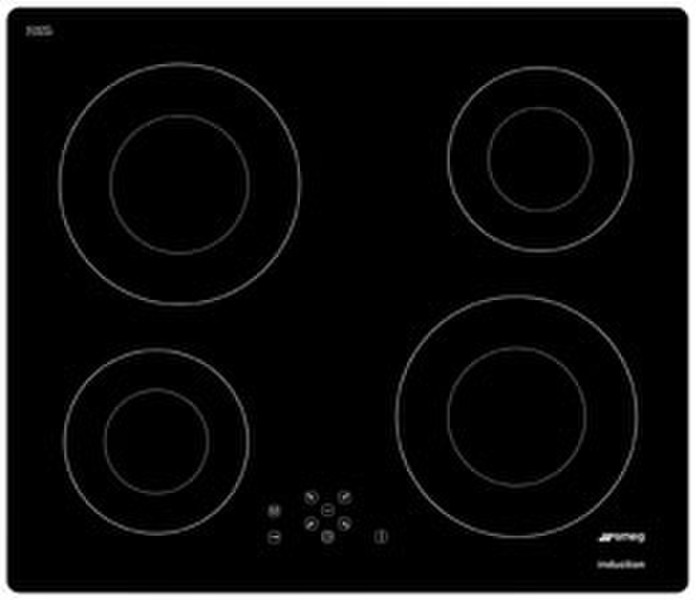 Smeg SE641ID1 Встроенный Induction hob Черный плита