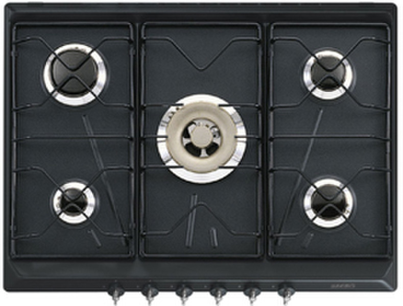 Smeg SRV876AS6 Встроенный Gas hob плита