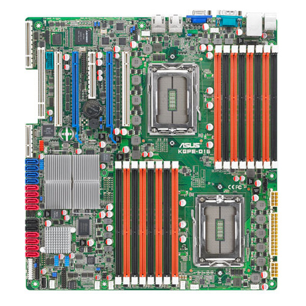 ASUS KGPE-D16 AMD SR5690 Разъем G34 SSI EEB материнская плата для сервера/рабочей станции