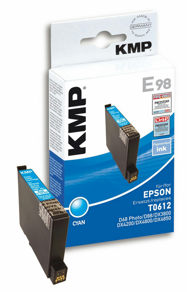 KMP E98 Бирюзовый струйный картридж