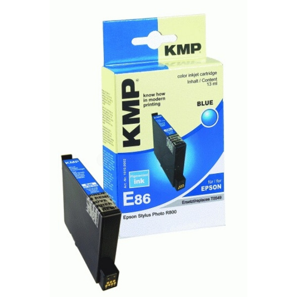 KMP E86 Blau Tintenpatrone