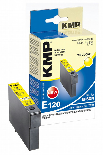 KMP E120 Yellow ink cartridge