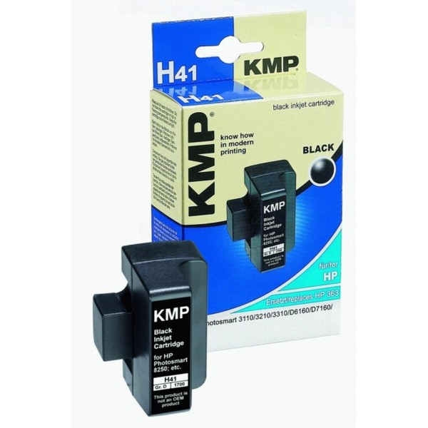 KMP H41 Schwarz Tintenpatrone