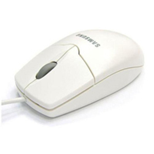 Samsung Standard Optical Mouse, White PS/2 Optisch 800DPI Weiß Maus