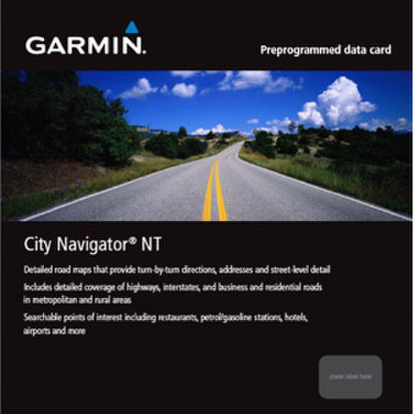 Garmin 010-11548-00 navigation software