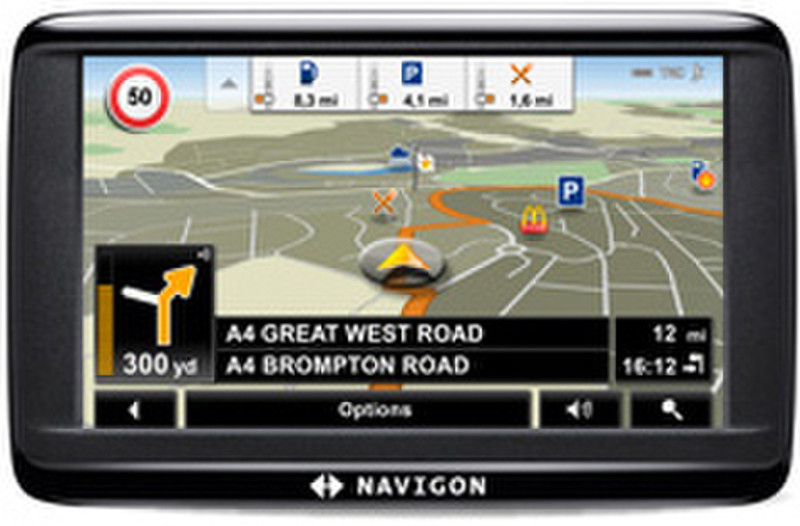 Navigon 40 Easy Europe 23 Fixed 4.3Zoll Touchscreen 160g Schwarz Navigationssystem